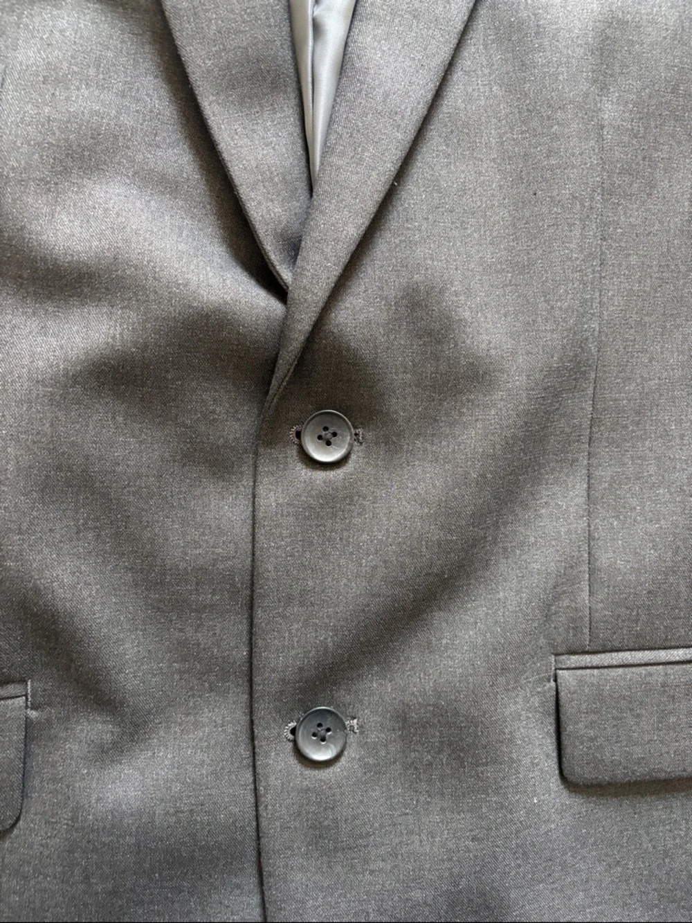 J.M. Haggar Men's Classic Fit Stretch Suit Jacket in Dark Gray Heather